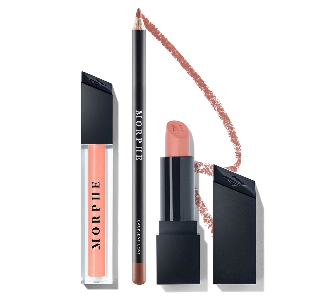 MORPHE - OUT & A POUT NUDE PINK LIP TRIO